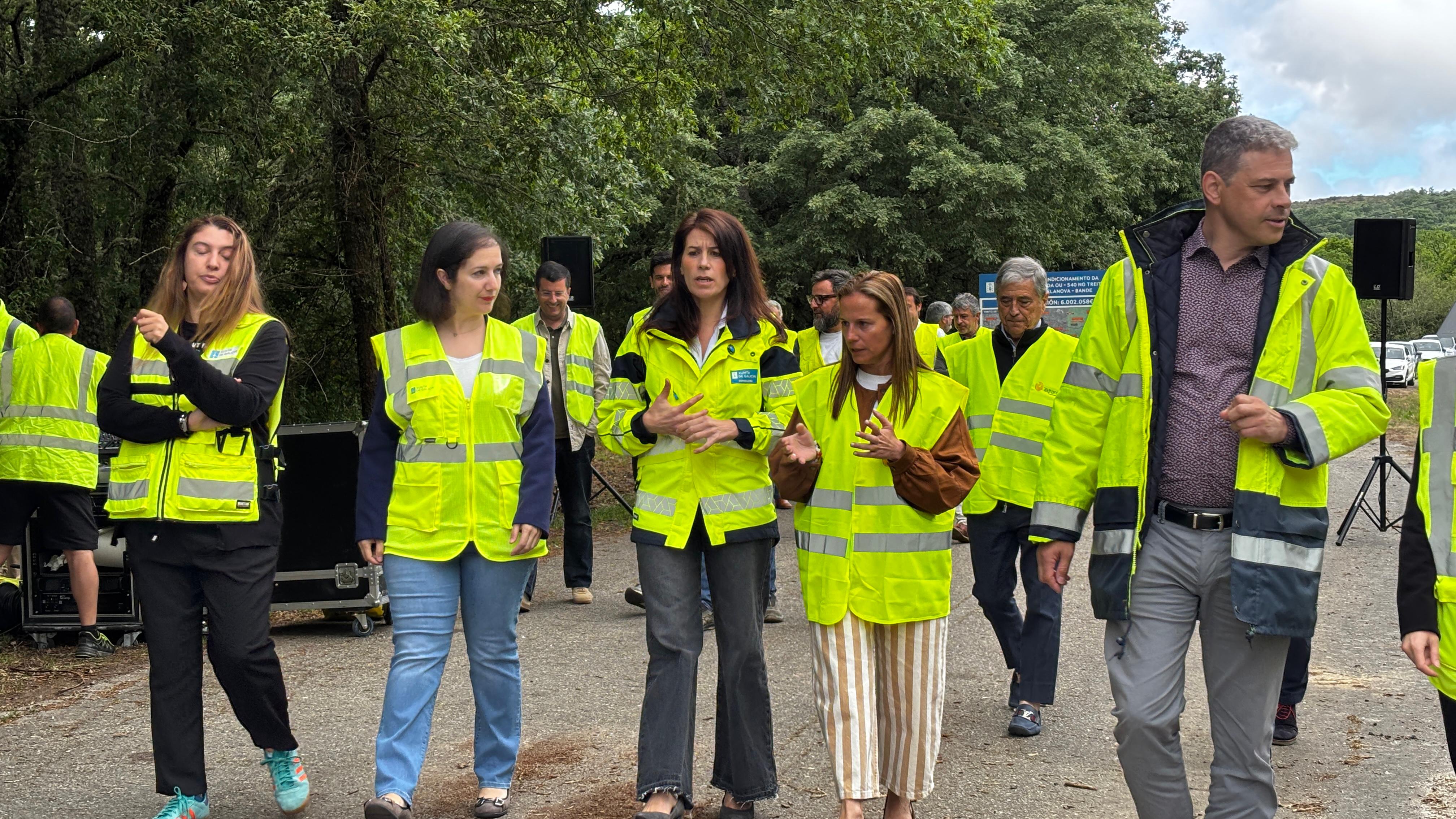 Obras de acondicionamento da estrada OU-540 entre Celanova e Bande Obras de acondicionamento da estrada OU-540 entre Celanova e Bande