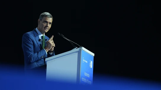 El presidente del Gobierno Pedro Sánchez, durante la celebración de la sesión de clausura de la 41ª Reunión del Cercle d'Economia El presidente del Gobierno Pedro Sánchez, durante la celebración de la sesión de clausura de la 41ª Reunión del Cercle d'Economia