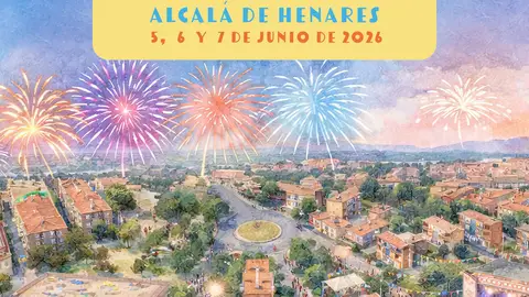 Este viernes arrancan las fiestas del Distrito III de Alcalá de Henares Cartel de las fiestas del Distrito III de Alcalá de Henares