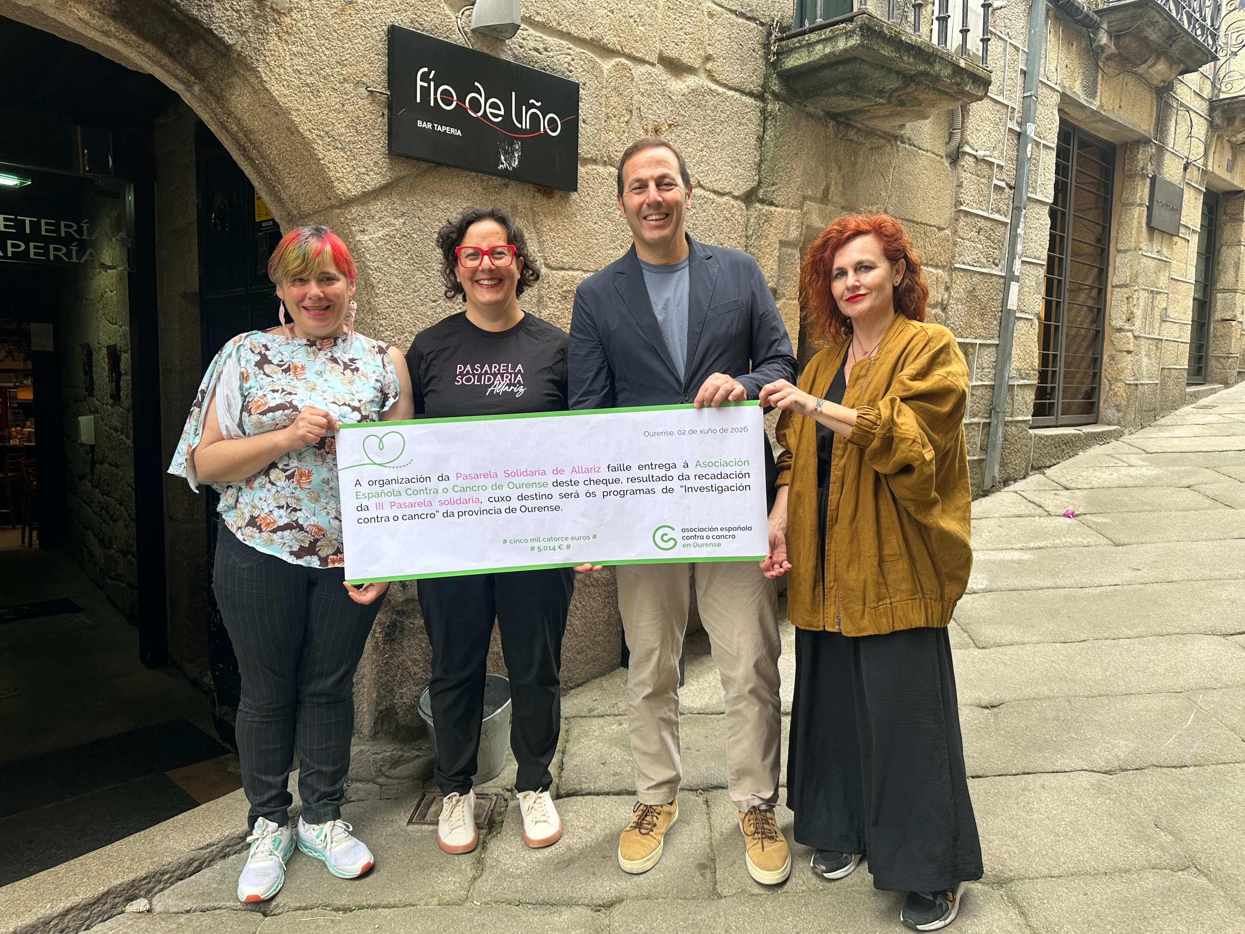 A III Pasarela Solidaria de Allariz recada 5.014 euros a favor do cancro A III Pasarela Solidaria de Allariz recada 5.014 euros a favor do cancro
