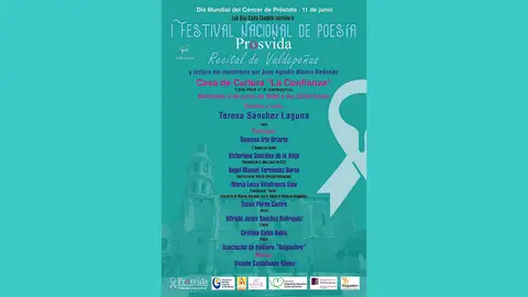 I Festival Nacional de Poesía Prosvida en Valdepeñas I Festival Nacional de Poesía Prosvida en Valdepeñas