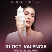 Malú actuará en el Palau de les Arts de Valencia el próximo 31 de octubre dentro de E!Fest Valencia