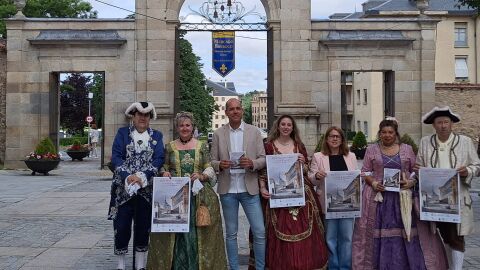 La Granja se engalana para celebrar el XVIII Mercado Barroco del 5 al 7 de junio 