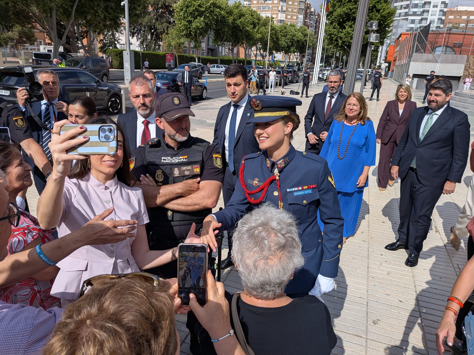 La Princesa de Asturias en su visita a la Asamblea Regional de Cartagena (Murcia) La Princesa de Asturias en su visita a la Asamblea Regional de Cartagena (Murcia)