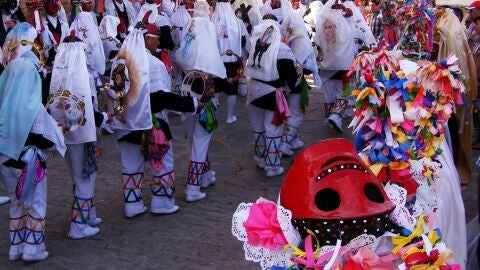Pecados y danzantes del Corpus Christi de Camu&ntilde;as.