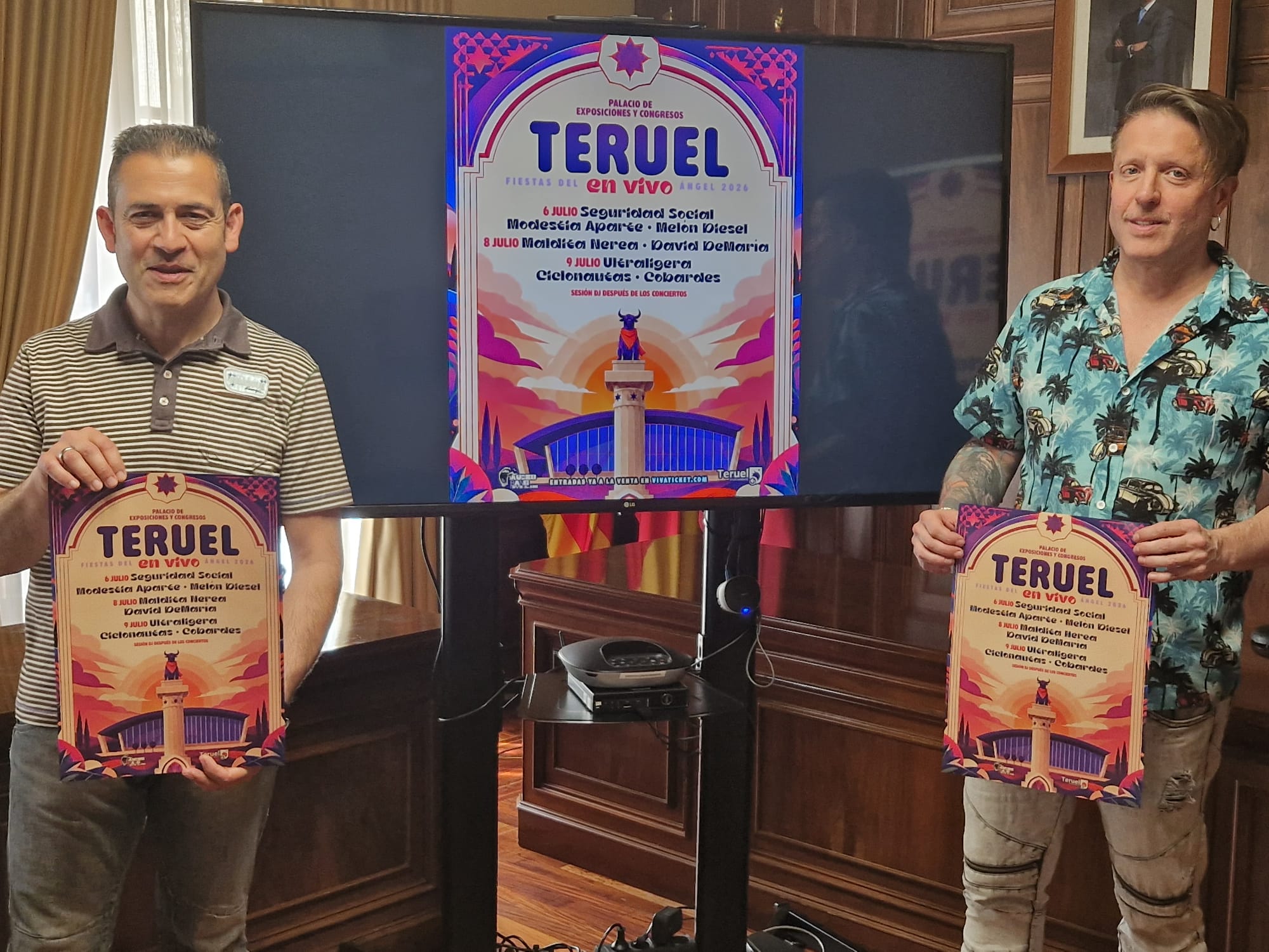 Seguridad Social y Modestia Aparte actuarán en las Fiestas de Teruel Seguridad Social y Modestia Aparte actuarán en las Fiestas de Teruel