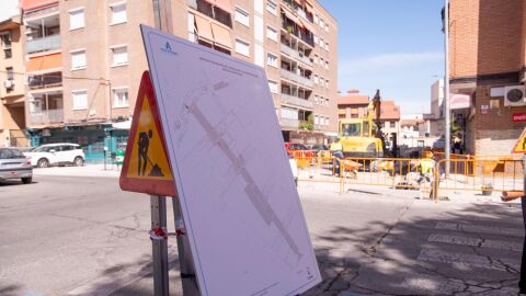 Plano de las obras en la calle Gran Canal de Alcal&aacute; de Henares