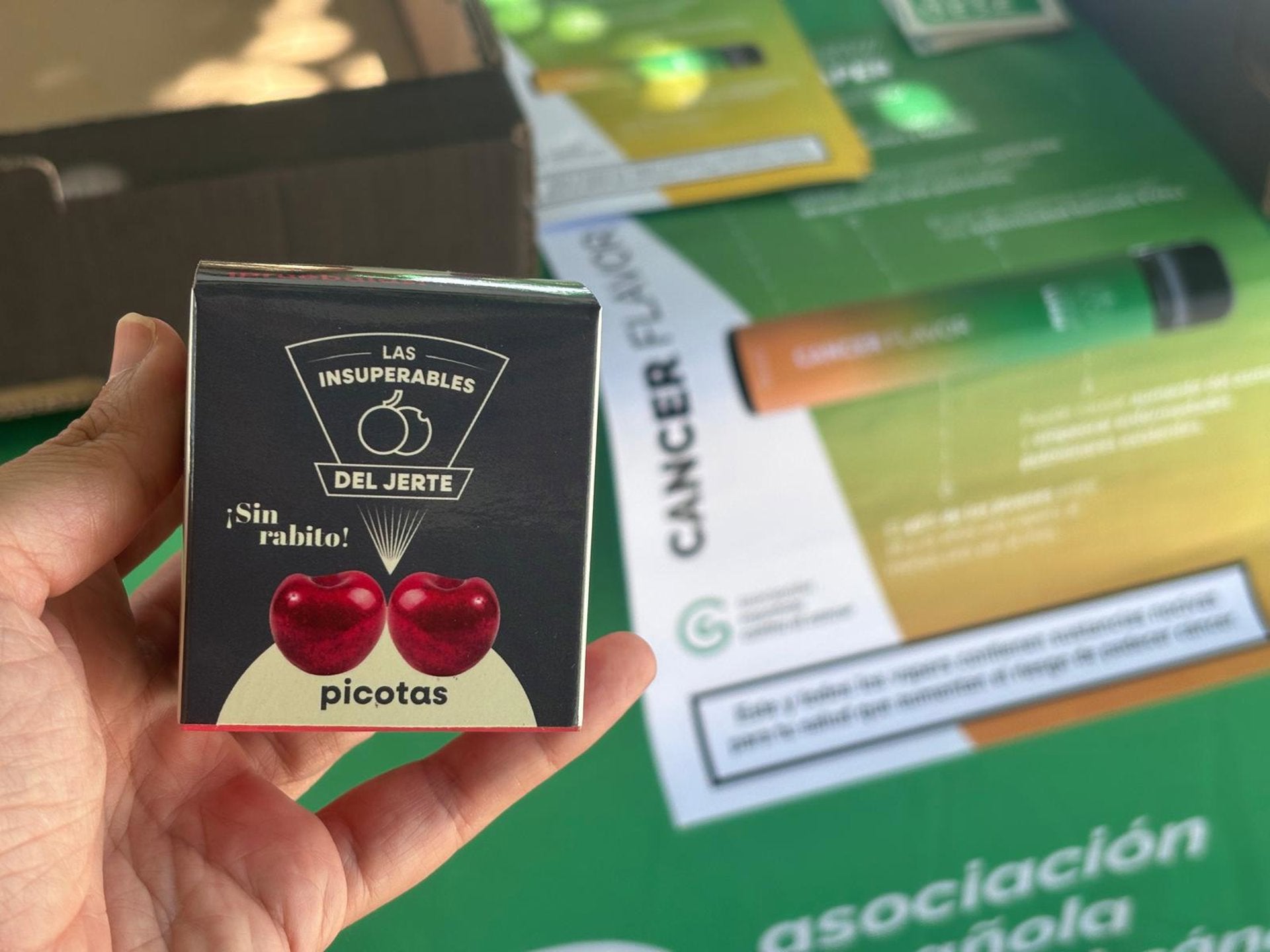 La DOP Cereza del Jerte se une a la AECC para cambiar cerezas por cigarros por el Día Mundial sin Tabaco La DOP Cereza del Jerte se une a la AECC para cambiar cerezas por cigarros por el Día Mundial sin Tabaco