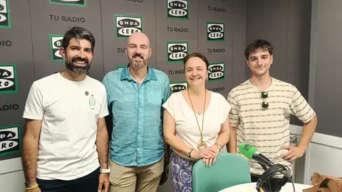 Javier Lizaga, David López, Elisa Alegre y Javier Menasalvas TERTULIA