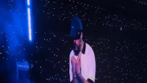 Bad Bunny, en el concierto del 3 de junio de 2026 en Madrid. Bad Bunny, en el concierto del 3 de junio de 2026 en Madrid.