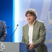 Aitor Esteban y Eneko Andueza