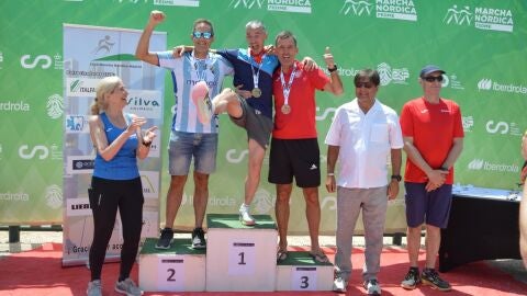 Kike Villanueva, subcampe&oacute;n de Espa&ntilde;a de Marcha N&oacute;rdica