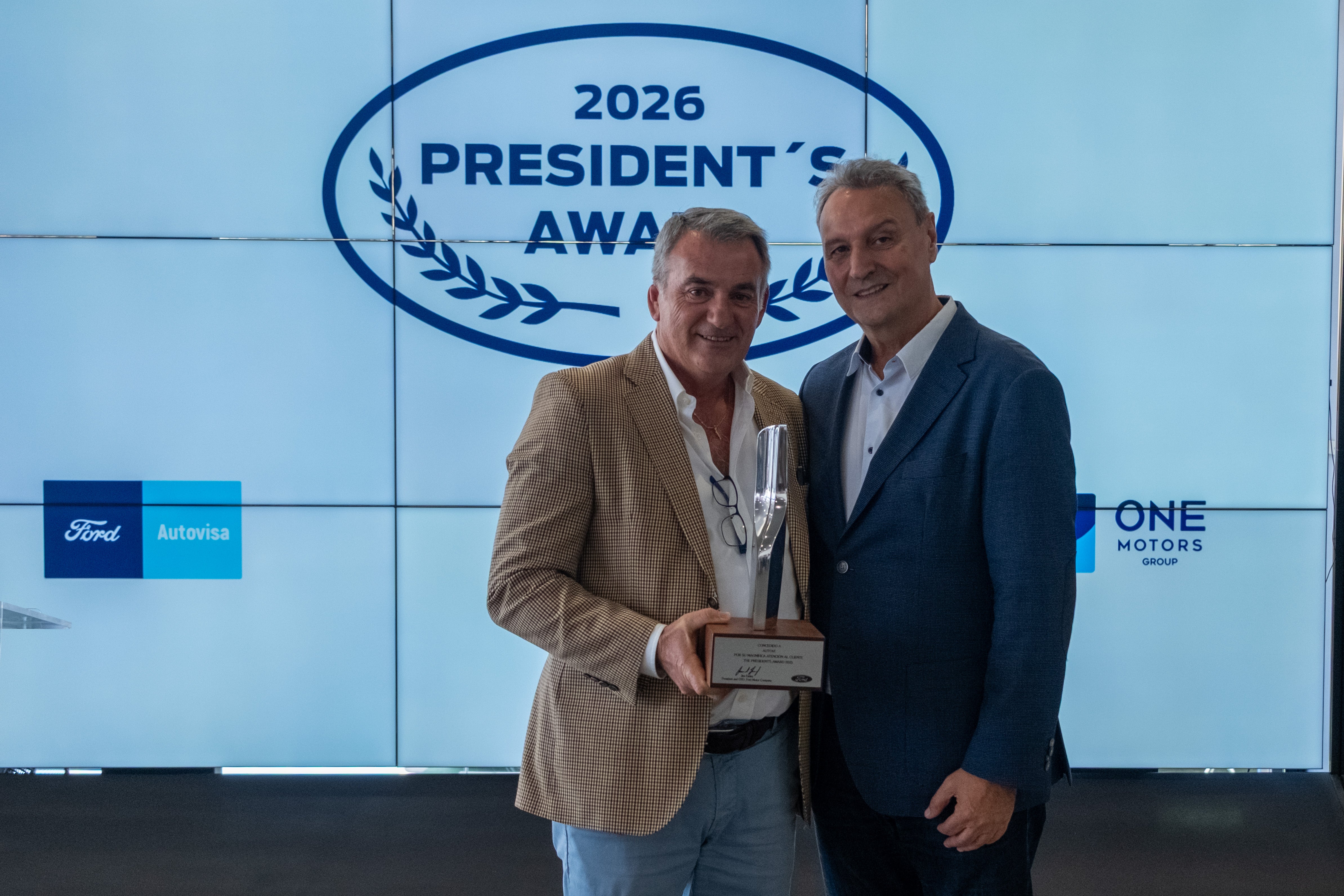 Ford Autovisa revalida su excelencia con la entrega del prestigioso President’s Award Ford Autovisa revalida su excelencia con la entrega del prestigioso President’s Award