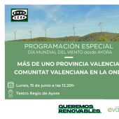 Más de uno Valencia en directo desde Ayora con motivo del Día Mundial del Viento 