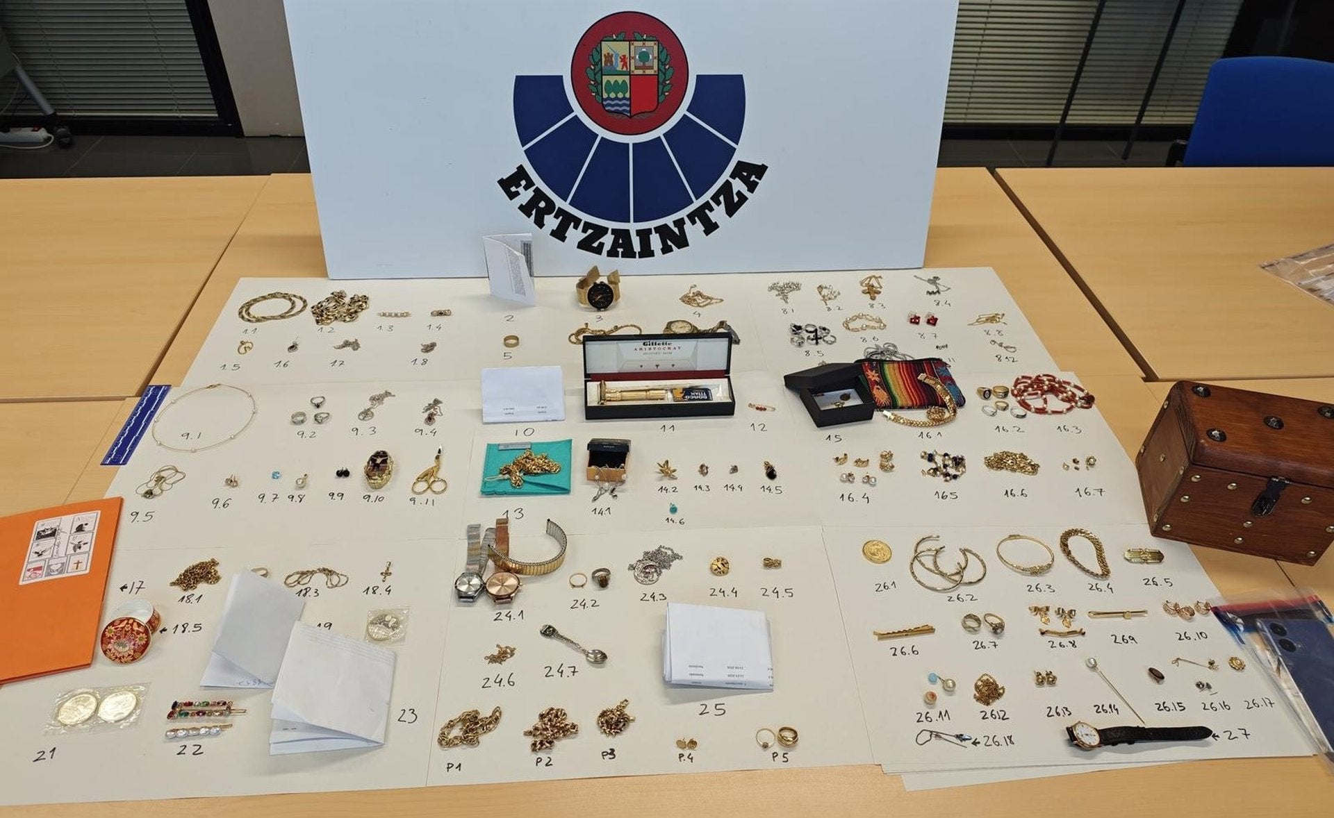 Detenida una mujer en Azpeitia por robar joyas en residencias y domicilios de personas mayores para su venta Detenida una mujer en Azpeitia por robar joyas en residencias y domicilios de personas mayores para su venta