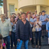 Más de un centenar de personas se han concentrado este miércoles en Mérida en apoyo de Juan Carlos Nieto