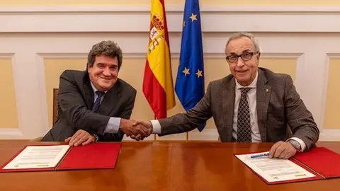 El ministro de Inclusión, Seguridad Social y Migraciones, José Luis Escrivá, y el presidente del Comité Olímpico Español (COE), Alejandro Blanco, en una imagen de archivo de 2022 El ministro de Inclusión, Seguridad Social y Migraciones, José Luis Escrivá, y el presidente del Comité Olímpico Español (COE), Alejandro Blanco, en una imagen de archivo de 2022