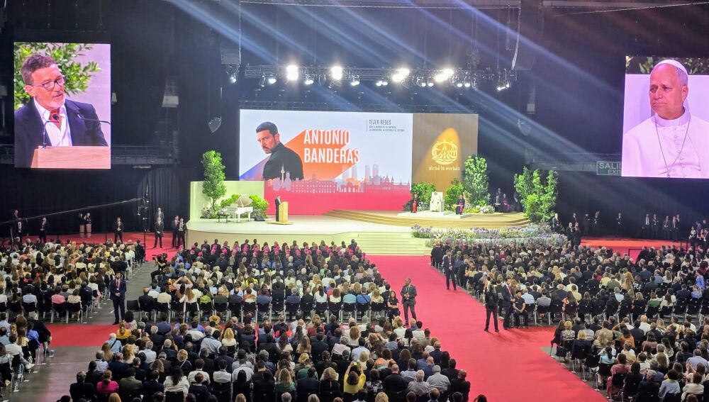 Discurso de Antonio Banderas en el Movistar Arena 