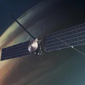 Recreación de la sonda Europa Clipper (NASA/JPL-Caltech) Recreación de la sonda Europa Clipper (NASA/JPL-Caltech)