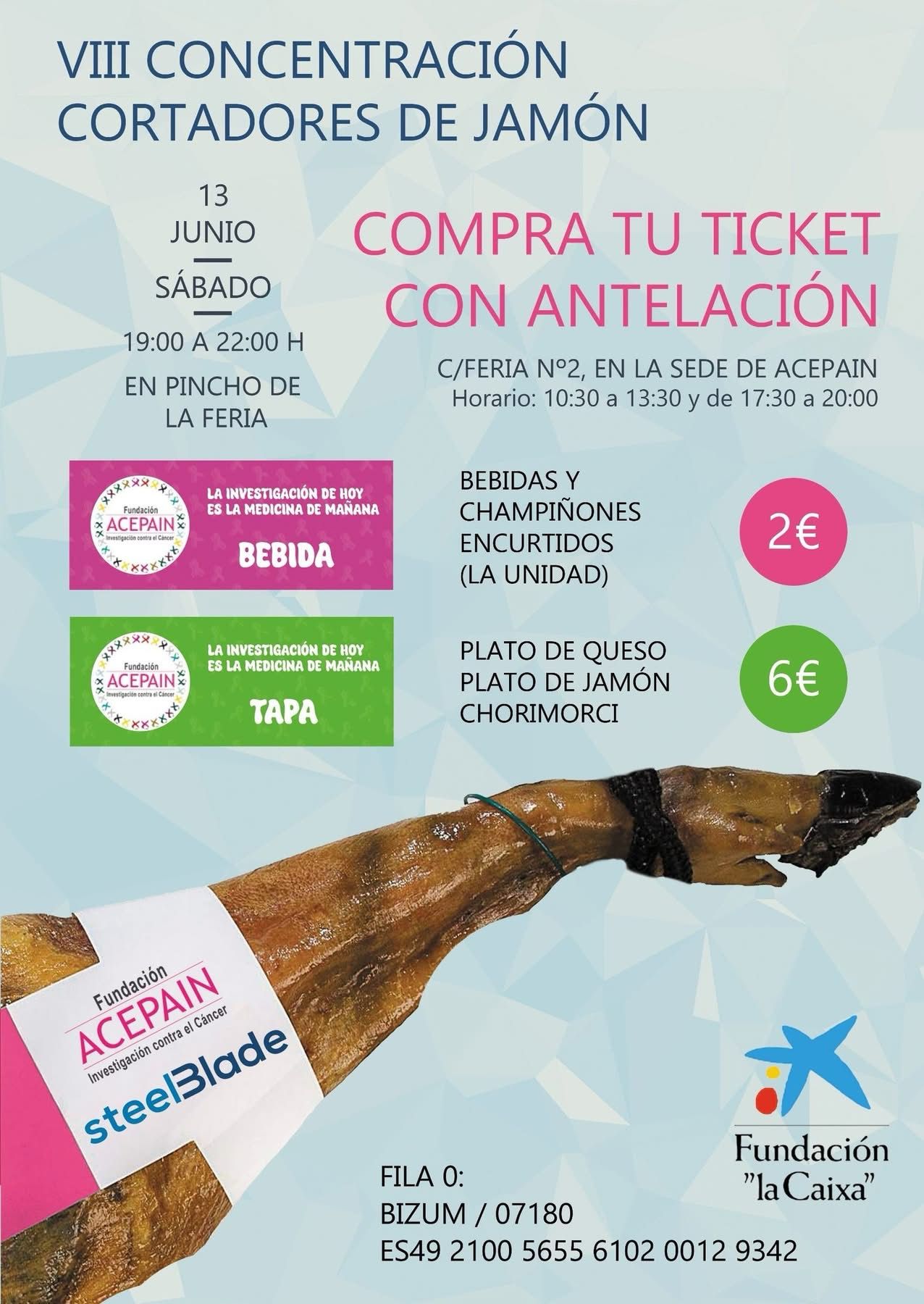 Albacete acogerá el 'Concurso de cortadores de Jamón' a beneficio de Acepain Albacete acogerá el 'Concurso de cortadores de Jamón' a beneficio de Acepain
