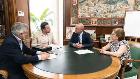 Reunión entre la Diputación de Almería y Aspapros Reunión entre la Diputación de Almería y Aspapros