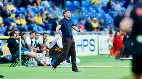 Funes, tras el triunfo del Málaga: "Puede que quede algo más de la mitad" Funes, tras el triunfo del Málaga: "Puede que quede algo más de la mitad"