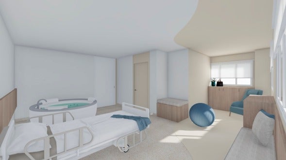 El Hospital General de Castellón incorpora una sala con bañera obstétrica en la reforma del paritorio El Hospital General de Castellón incorpora una sala con bañera obstétrica en la reforma del paritorio