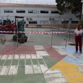 Dos nuevas zonas de sombra en el colegio Bautista Lledó de Benidorm