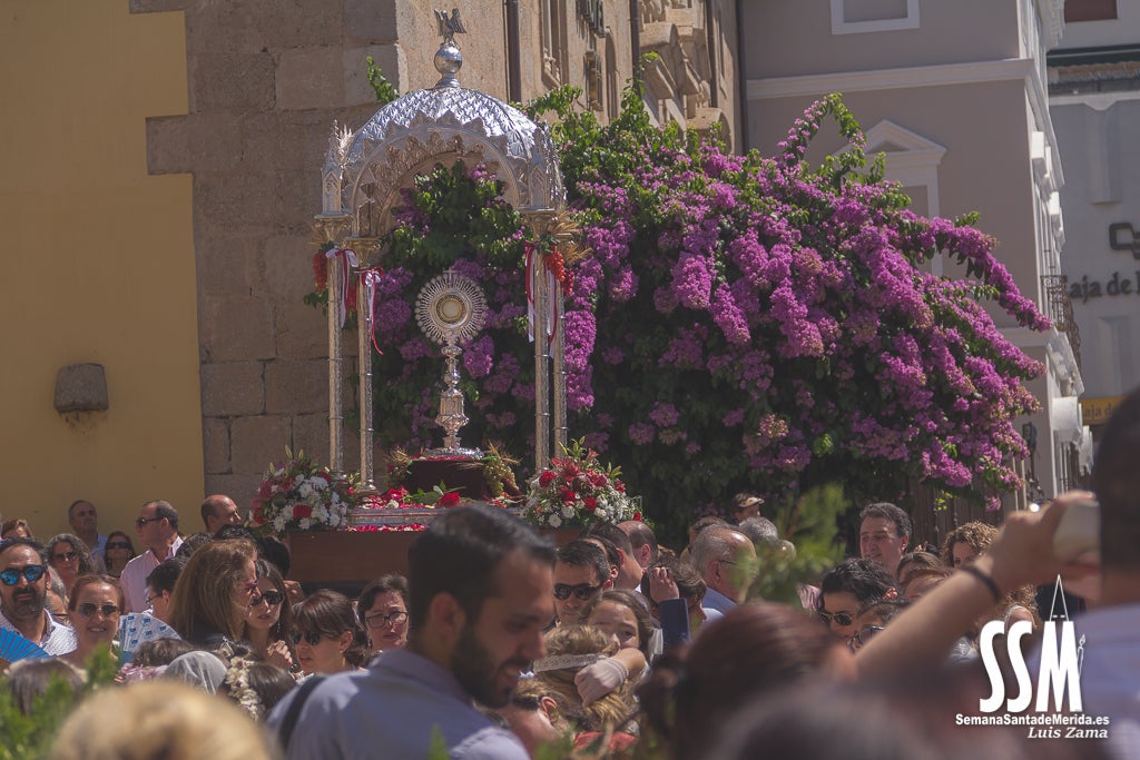 La previsión de altas temperaturas provoca cambios en el recorrido de la procesión del Corpus este domingo en Mérida La previsión de altas temperaturas provoca cambios en el recorrido de la procesión del Corpus este domingo en Mérida
