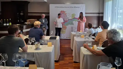 La D.O. Ribeiro recibe a una delegación de importadores internacionales La D.O. Ribeiro recibe a una delegación de importadores internacionales