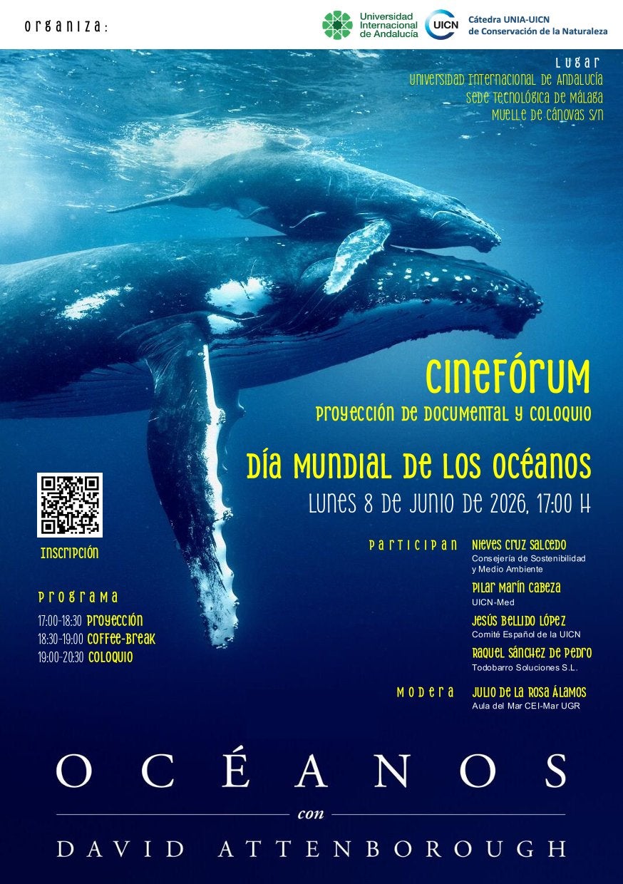 La UNIA proyecta el documental Océanos en la Sede Tecnológica de Málaga La UNIA proyecta el documental Océanos en la Sede Tecnológica de Málaga