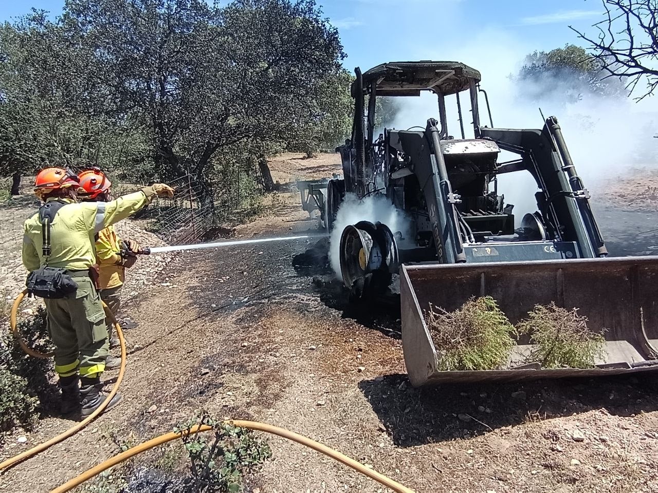 El plan INFOEX ha intervenido en 27 incendios forestales durante la última semana, primera de riesgo alto en la región El plan INFOEX ha intervenido en 27 incendios forestales durante la última semana, primera de riesgo alto en la región