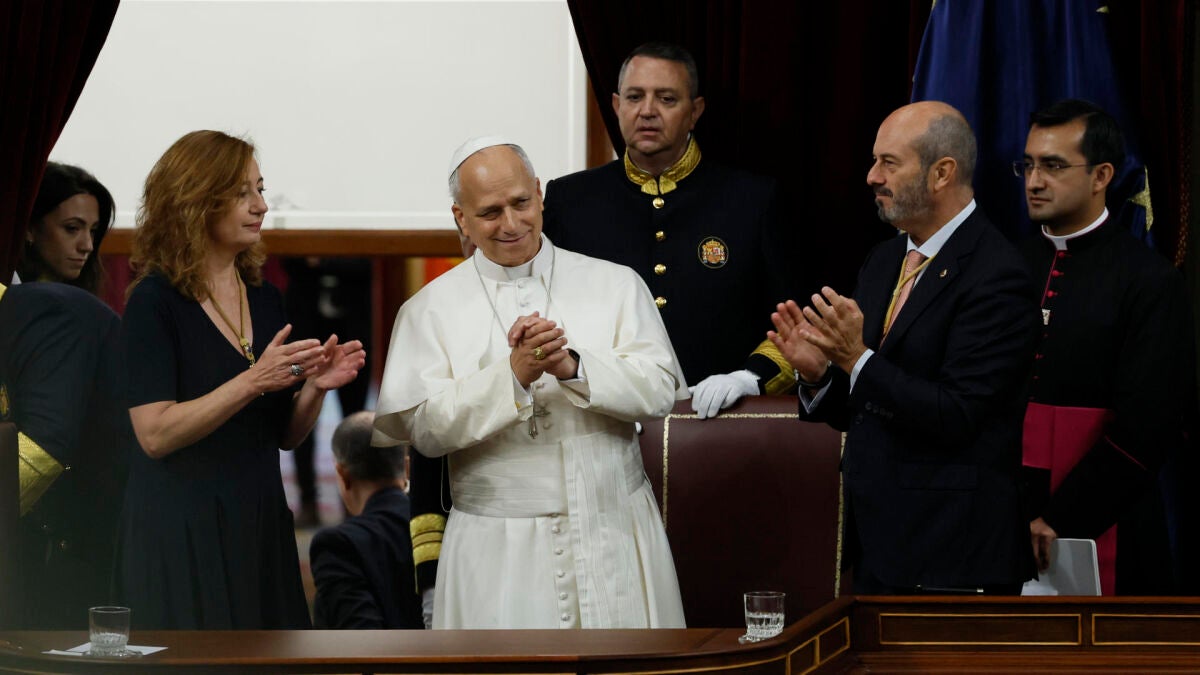 El papa León XIV critica ante el Congreso el aborto y la eut