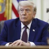 Donald Trump en el Despacho Oval de la Casa Blanca