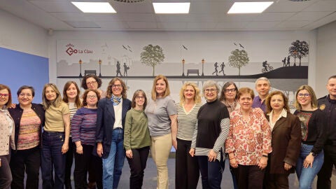 Equipo de La Clau en Alzira