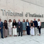 Visita de la consellera Nuria Martínez al Palacio de Justicia de Alzira Visita de la consellera Nuria Martínez al Palacio de Justicia de Alzira