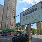 Benidorm incorpora en su red de pantallas información en tiempo real sobre la ocupación de los aparcamientos disuasorios 