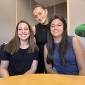 Inma Pineda, Elena Casares y Alba Milanés