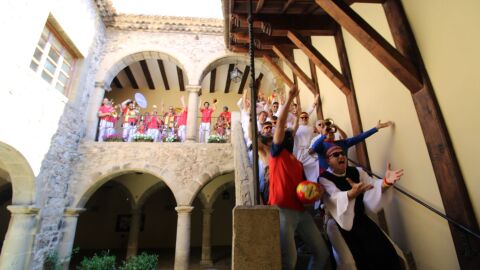 Momento de grabación del videoclip de los Inhumanos con la Charanga Los Espontáneos Momento de grabación del videoclip de los Inhumanos con la Charanga Los Espontáneos
