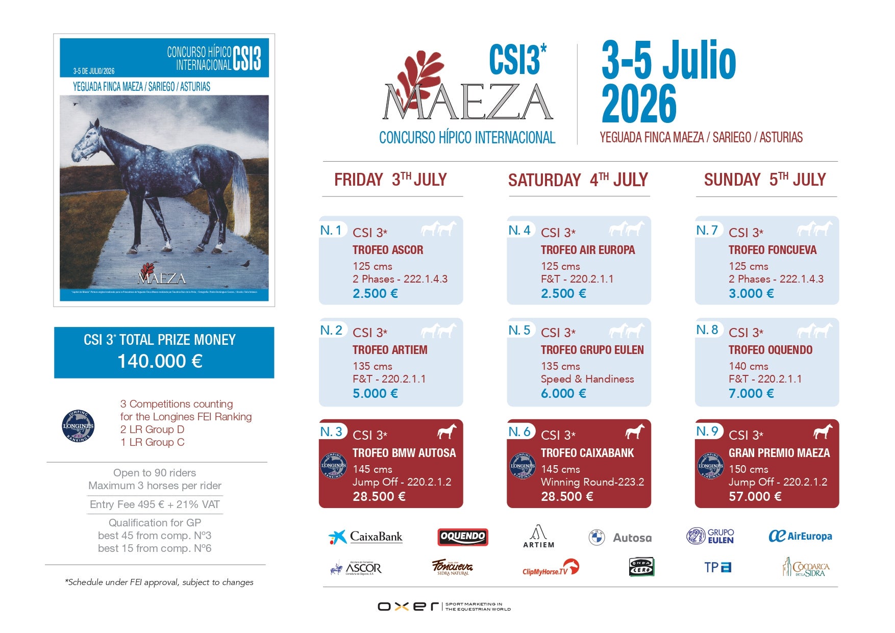 Maeza vuelve a vestirse de gala Maeza vuelve a vestirse de gala