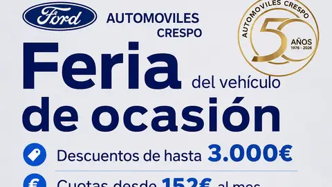 Llega a Elche la Feria de Ocasión de Ford Automóviles Crespo Llega a Elche la Feria de Ocasión de Ford Automóviles Crespo