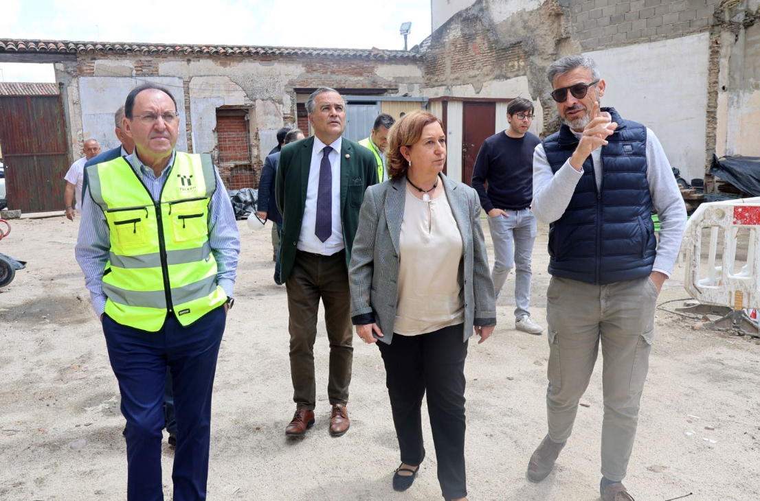 Ayuntamiento y Diputacion valoran la obra de Canónigos Ayuntamiento y Diputacion valoran la obra de Canónigos