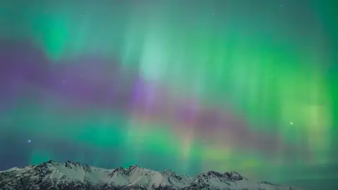 Imagen de archivo de auroras boreales, como la provocada en el llamado evento Carrington, de 1859. Imagen de archivo de auroras boreales, como la provocada en el llamado evento Carrington, de 1859.