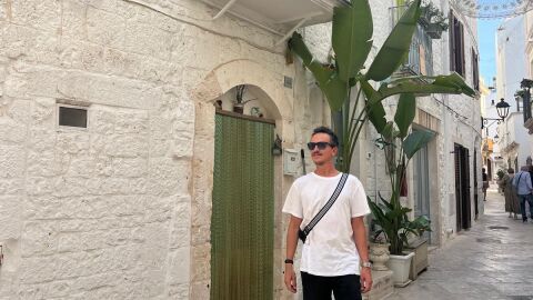 Galo Pablos en la Puglia italiana