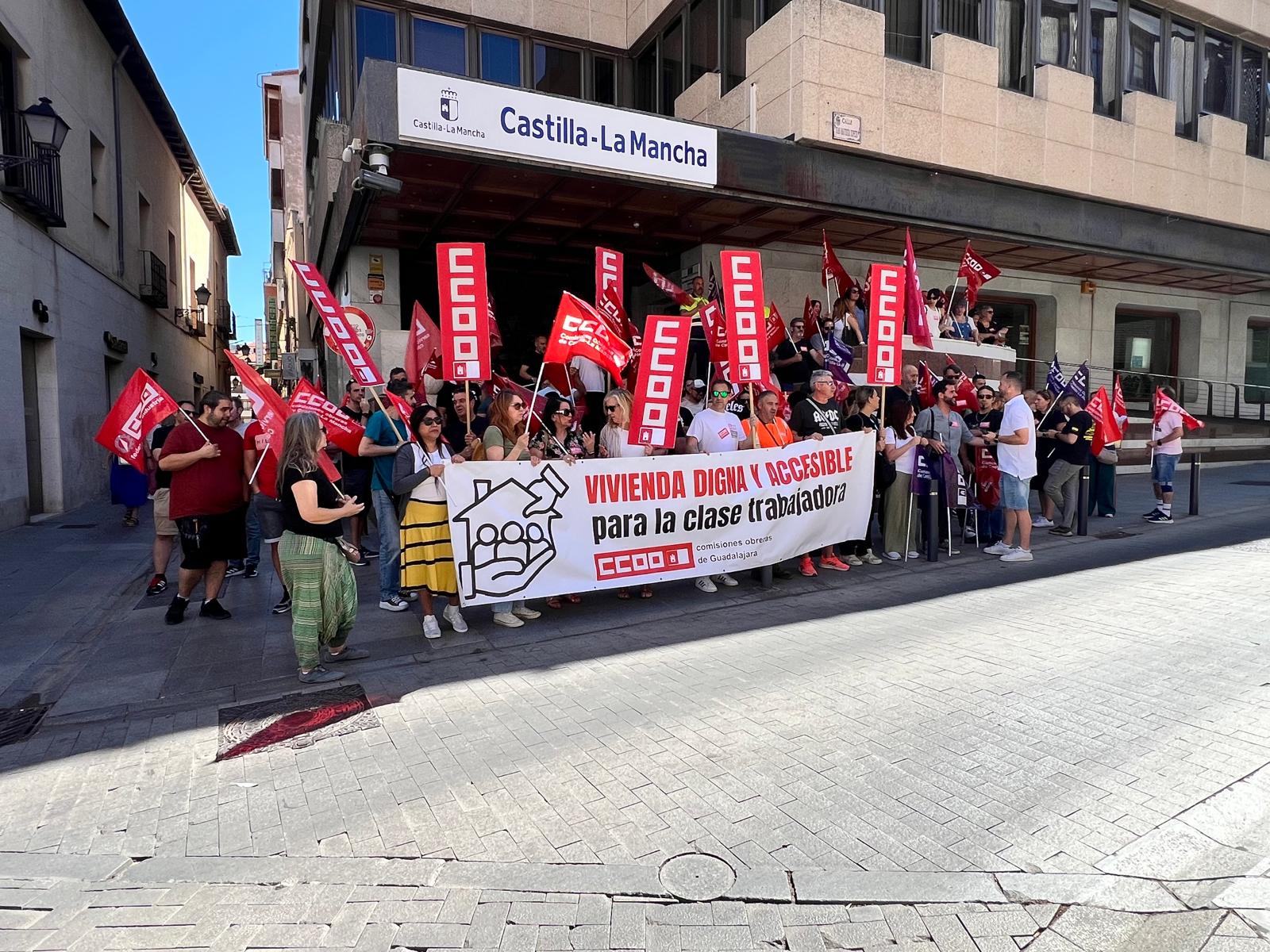 CCOO reclama a la Junta la declaración de zona tensionada en Guadalajara CCOO reclama a la Junta la declaración de zona tensionada en Guadalajara
