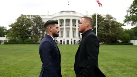 Ilia Topuria se prepara para asaltar la Casa Blanca de Donald Trump: horario y donde ver por tv el combate Ilia Topuria se prepara para asaltar la Casa Blanca de Donald Trump: horario y donde ver por tv el combate