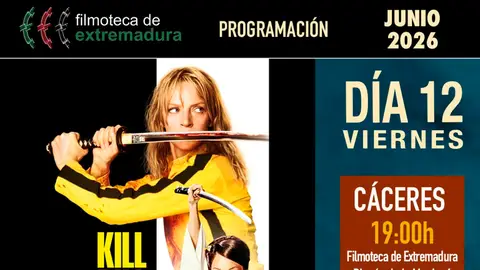 La Filmoteca de Extremadura proyecta esta viernes en Cáceres la versión íntegra de 'Kill Bill: The Whole Bloody Affair' La Filmoteca de Extremadura proyecta esta viernes en Cáceres la versión íntegra de 'Kill Bill: The Whole Bloody Affair'