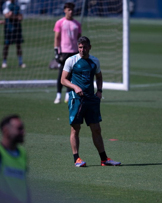 Funes, entrenador del Málaga CF Funes, entrenador del Málaga CF
