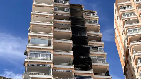 Incendio en Magaluf. Incendio en Magaluf.