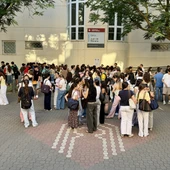 Estudiantes durante los días que se celebró la PAU Estudiantes durante los días que se celebró la PAU